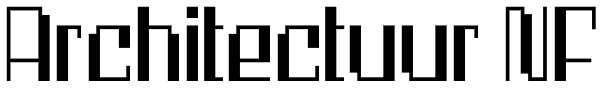 Architectuur NF Font