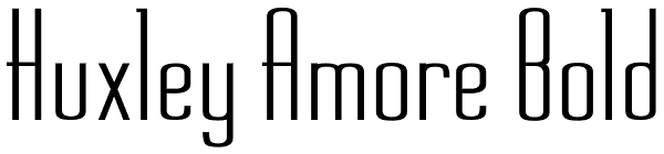 Huxley Amore Bold Font