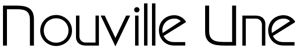 Nouville Une Font