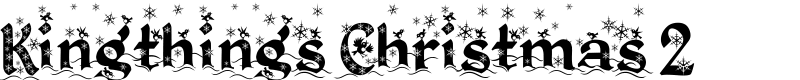 Kingthings Christmas 2 Font