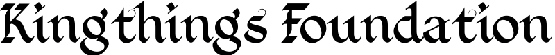 Kingthings Foundation Font