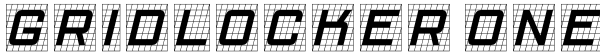 Gridlocker One Font