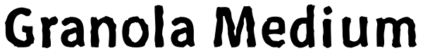 Granola Medium Font