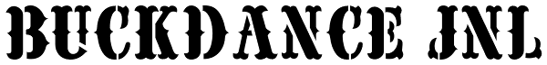 Buckdance JNL Font