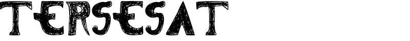 Tersesat Font