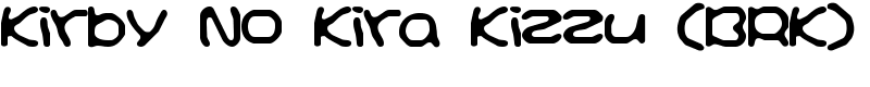 Kirby No Kira Kizzu (BRK) Font