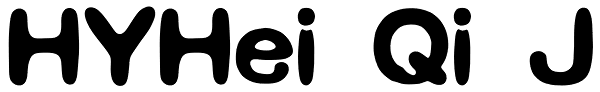 HYHei Qi J Font