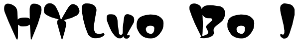 HYLuo Bo J Font