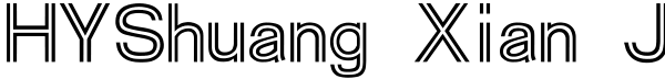 HYShuang Xian J Font