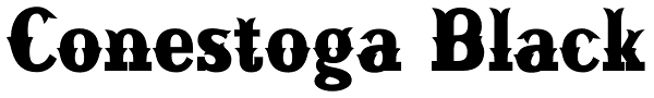 Conestoga Black Font