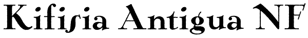 Kifisia Antigua NF Font