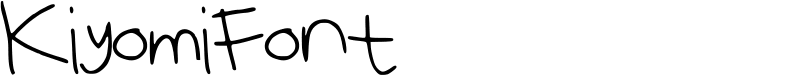 KiyomiFont Font