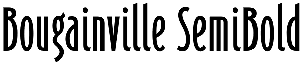 Bougainville SemiBold Font