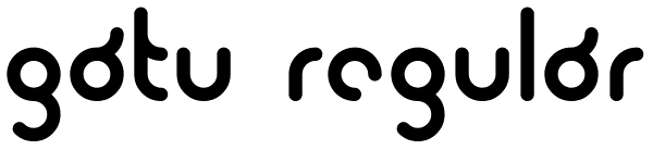 Gatu Regular Font