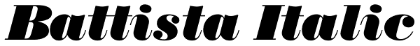 Battista Italic Font