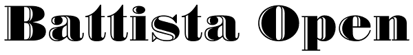 Battista Open Font