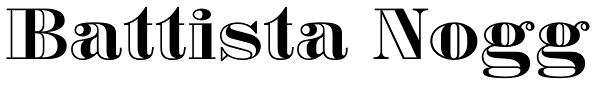 Battista Nogg Font