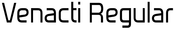 Venacti Regular Font