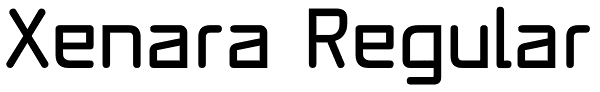 Xenara Regular Font