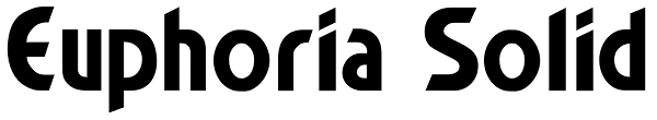 Euphoria Solid Font