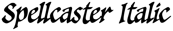 Spellcaster Italic Font