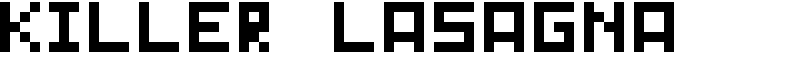 KILLER LASAGNA Font