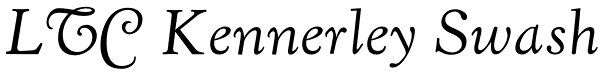 LTC Kennerley Swash Font