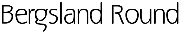 Bergsland Round Font