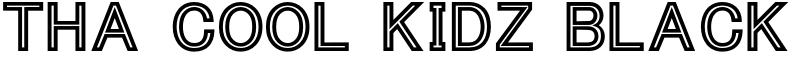 Tha Cool Kidz Black Font