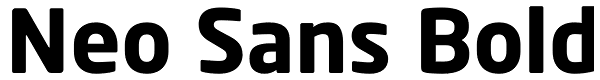 Neo Sans Bold Font