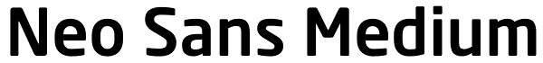 Neo Sans Medium Font