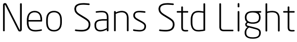 Neo Sans Std Light Font