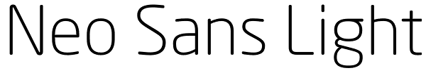 Neo Sans Light Font