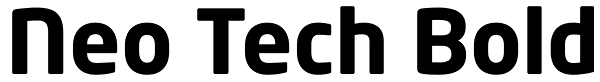 Neo Tech Bold Font