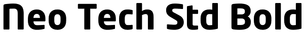 Neo Tech Std Bold Font