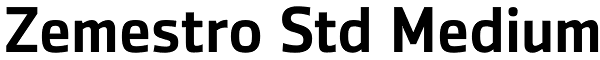 Zemestro Std Medium Font