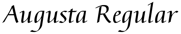 Augusta Font | Font Spy