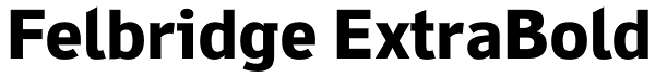 Felbridge ExtraBold Font