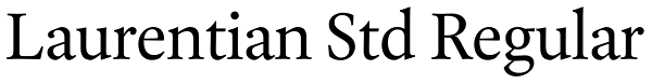 Laurentian Std Regular Font