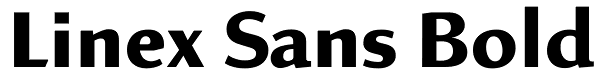 Linex Sans Bold Font