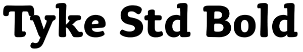 Tyke Std Bold Font