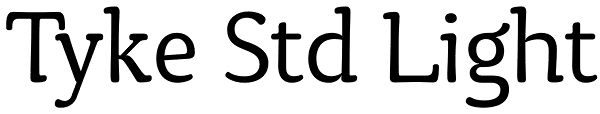 Tyke Std Light Font