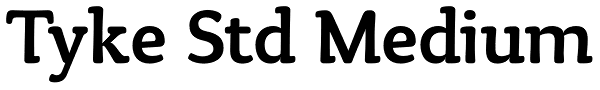 Tyke Std Medium Font