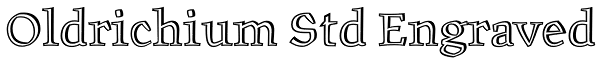 Oldrichium Std Engraved Font