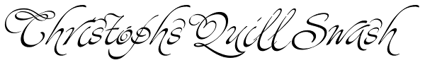 Christophs Quill Swash Font