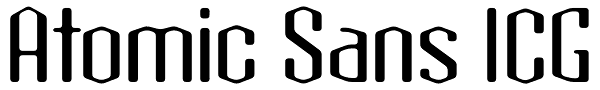 Atomic Sans ICG Font