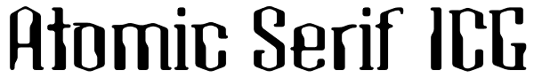Atomic Serif ICG Font