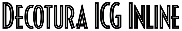 Decotura ICG Inline Font