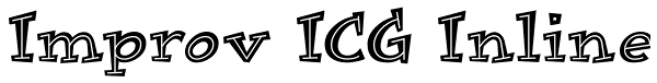 Improv ICG Inline Font