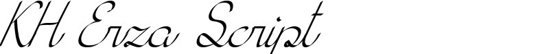 KH Erza Script Font